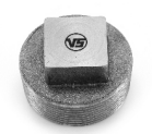 Steel Plug Solid Forged Black