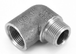 Steel Elbow Male/Female 1000 Lbs Black