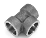Steel Tee Forged S.W. 3000 Lbs Black